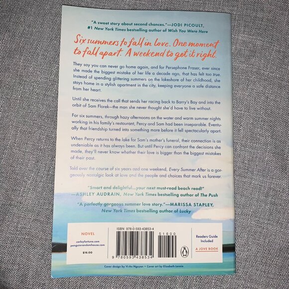 Every Summer After By Carley Fortune Hardcover Novel Book - Picture 2 of 2